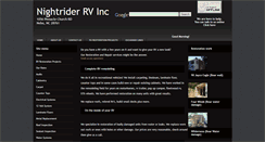 Desktop Screenshot of nightriderrv.com