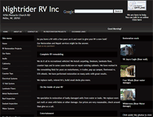 Tablet Screenshot of nightriderrv.com
